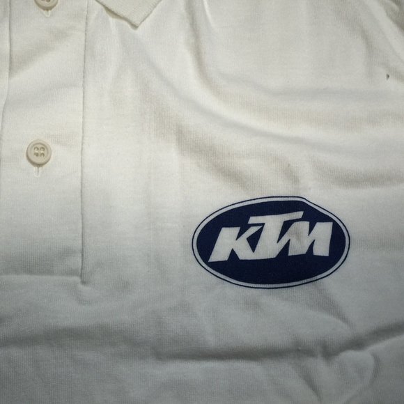 KTM Polo Shirt Medium Vintage 1989 - Picture 4 of 6